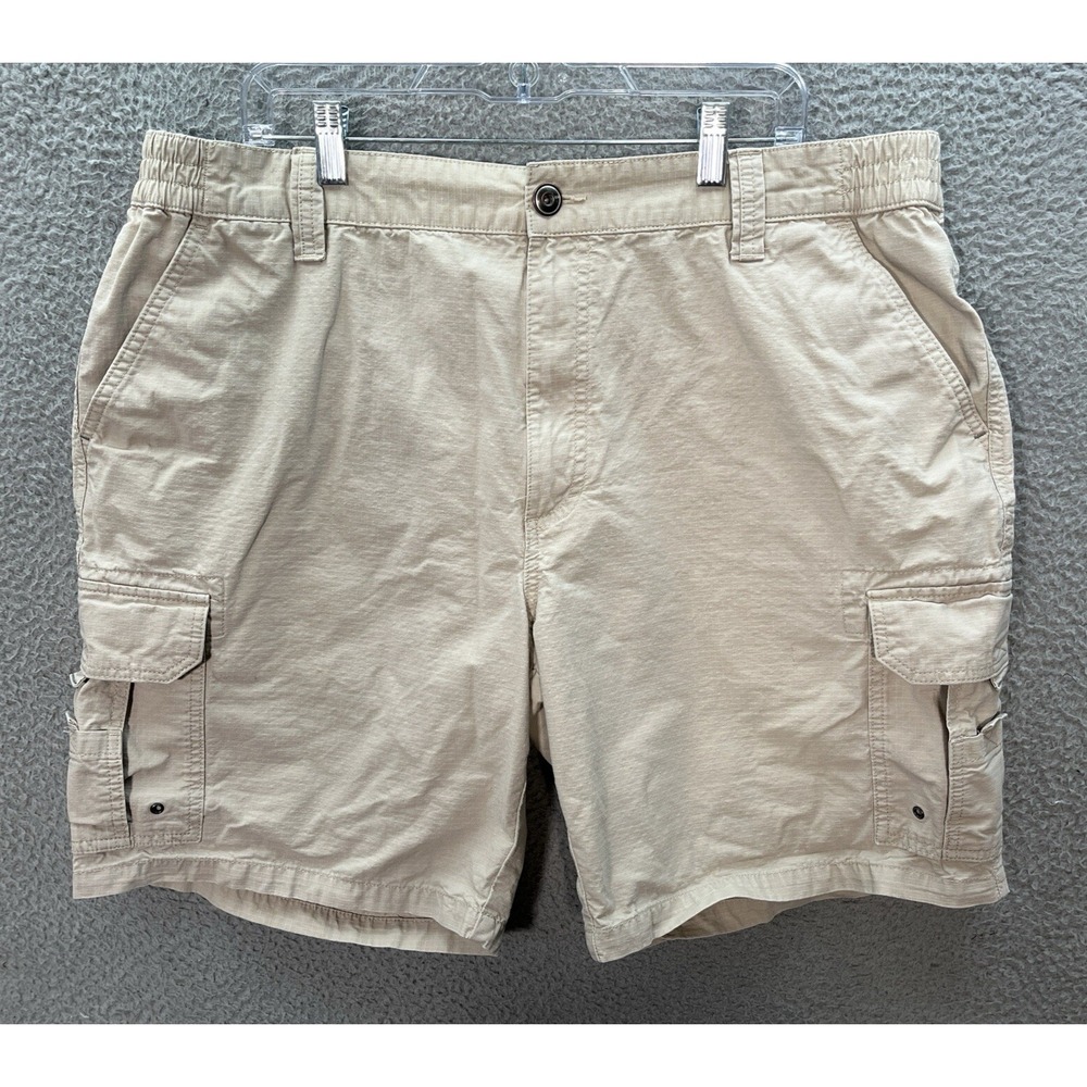Red Head Shorts Mens 42 Tan Ripstop Cargo Outdoors Hiking Camping Workwear Chore